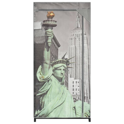 vidaXL Wardrobe New York 75x45x160 cm Fabric