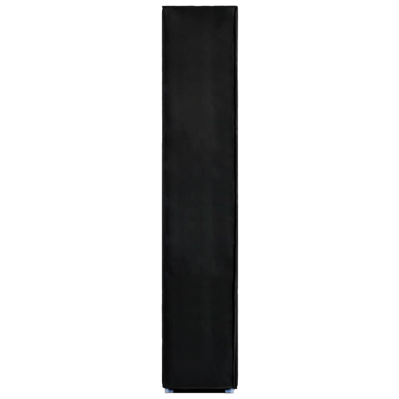 vidaXL Shoe Cabinet Black 60x30x166 cm Fabric