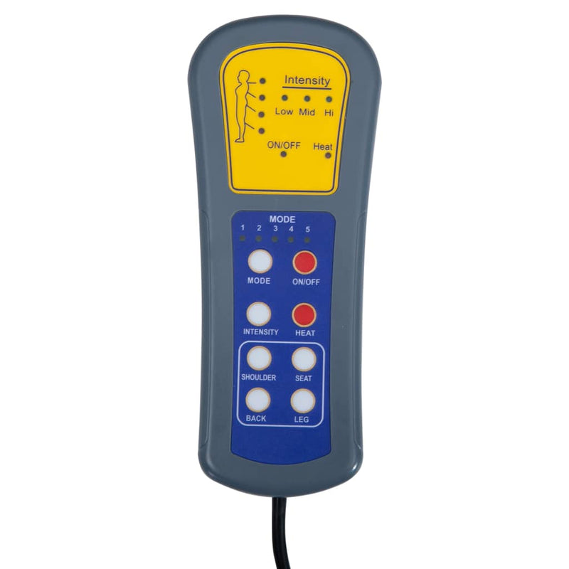 vidaXL Massage Chair Brown Faux Leather