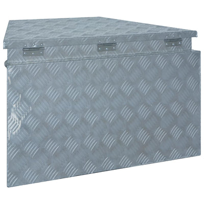 vidaXL Aluminium Box 737/381x410x460 mm Silver