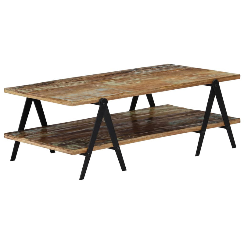 vidaXL Coffee Table 115x60x40 cm Solid Reclaimed Wood