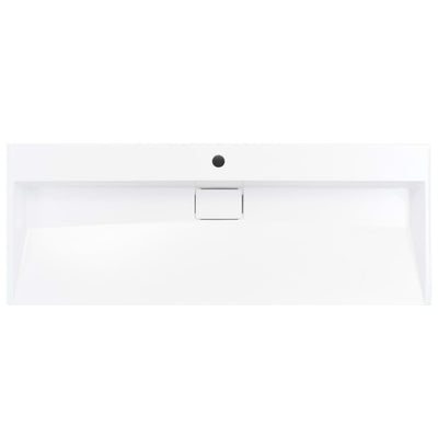 vidaXL Wash Basin 100x46x11 cm Mineral Cast/Marble Cast White