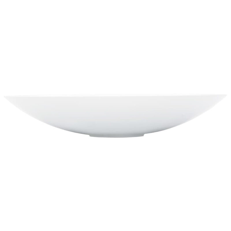 vidaXL Wash Basin 59.3x35.1x10.7 cm Mineral Cast/Marble Cast White