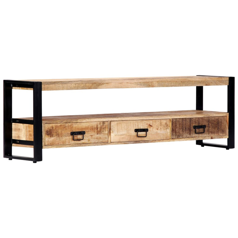 vidaXL TV Cabinet 150x30x45 cm Solid Mango Wood