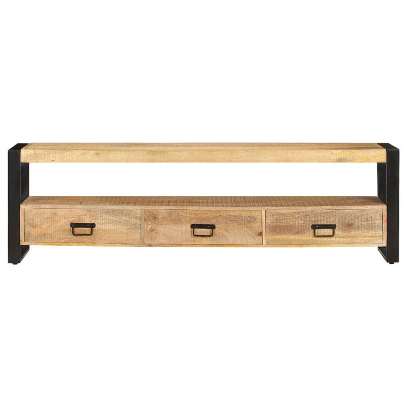 vidaXL TV Cabinet 150x30x45 cm Solid Mango Wood