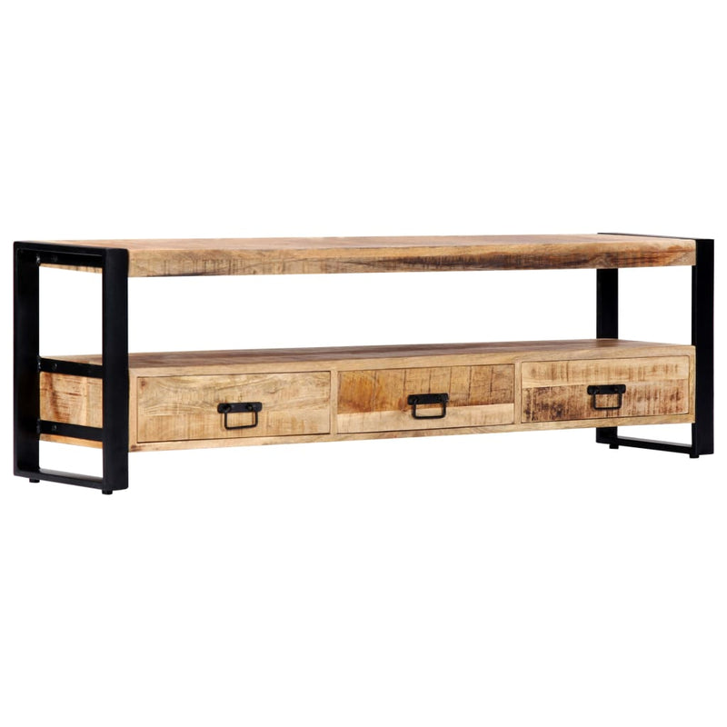 vidaXL TV Cabinet 150x30x45 cm Solid Mango Wood