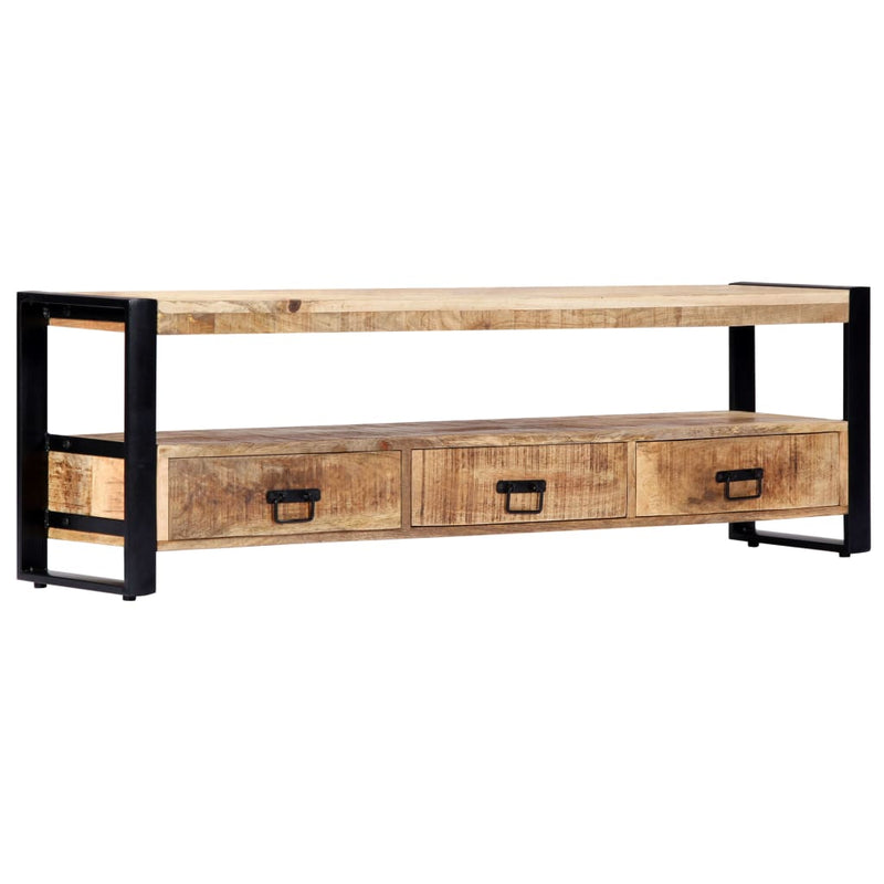 vidaXL TV Cabinet 150x30x45 cm Solid Mango Wood