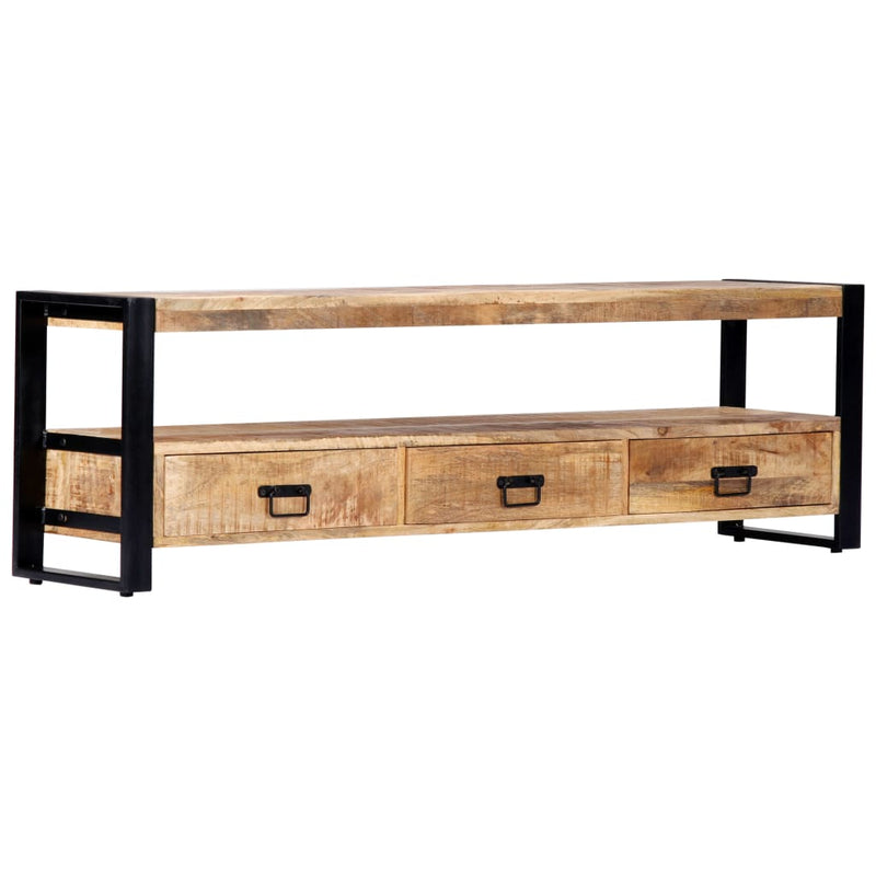 vidaXL TV Cabinet 150x30x45 cm Solid Mango Wood