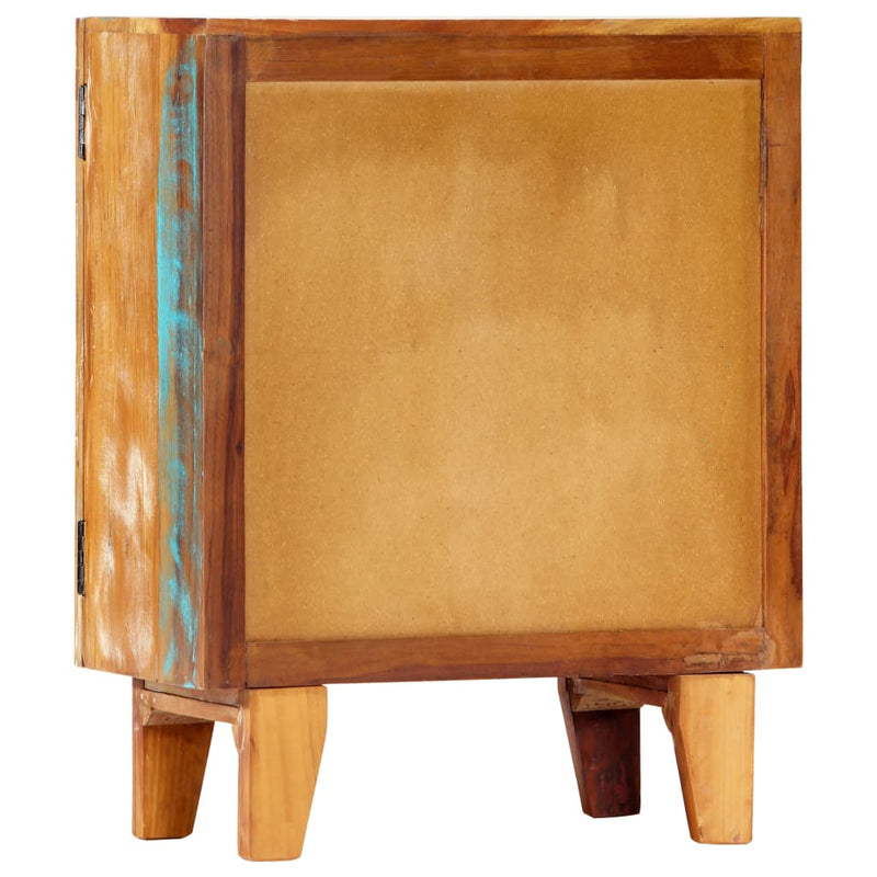 vidaXL Hand Carved Sideboard 60x30x75 cm Solid Reclaimed Wood