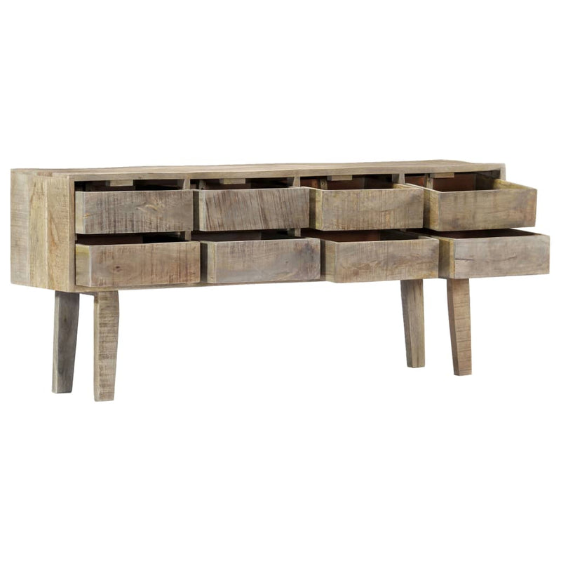 vidaXL Sideboard 140x30x60 cm Solid Mango Wood
