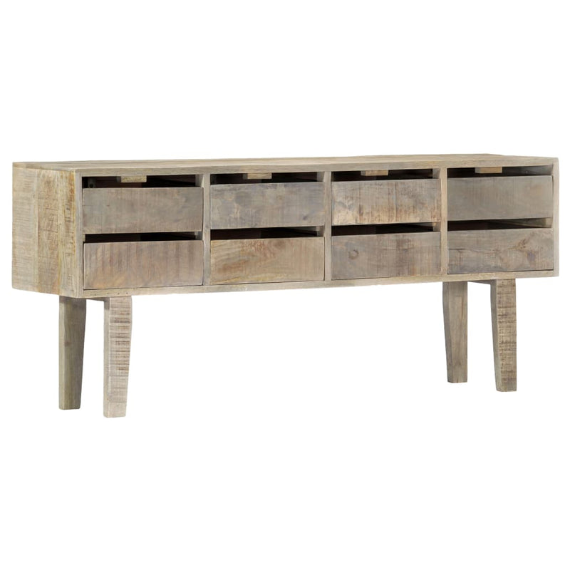 vidaXL Sideboard 140x30x60 cm Solid Mango Wood