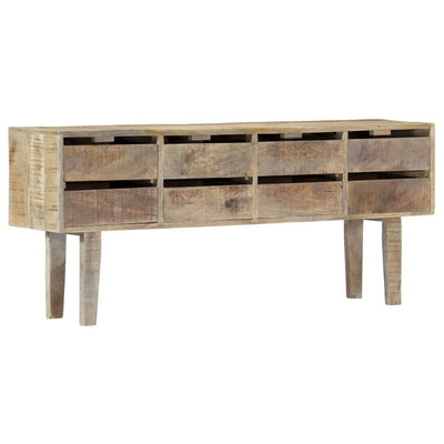 vidaXL Sideboard 140x30x60 cm Solid Mango Wood