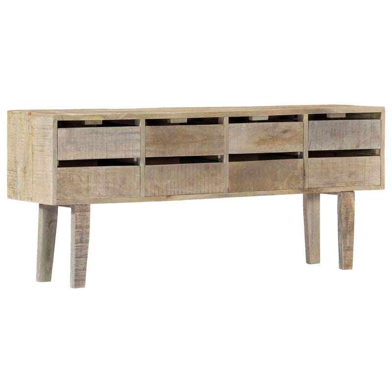 vidaXL Sideboard 140x30x60 cm Solid Mango Wood