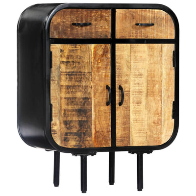 vidaXL Sideboard 60x30x75 cm Solid Mango Wood and Iron