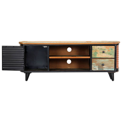 vidaXL TV Cabinet 120x30x45 cm Solid Reclaimed Wood