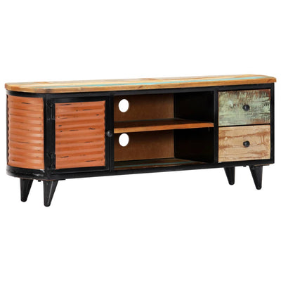 vidaXL TV Cabinet 120x30x45 cm Solid Reclaimed Wood