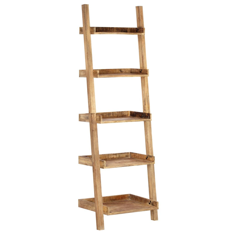 vidaXL Ladder Shelf Brown 75x37x205 cm Solid Mango Wood