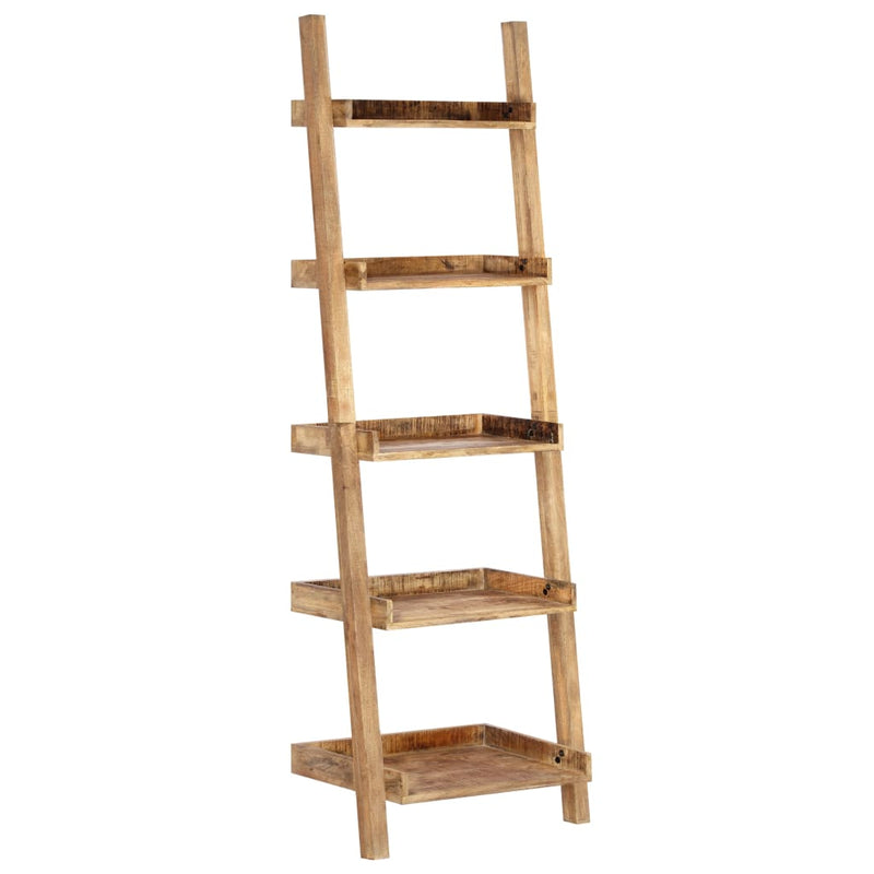 vidaXL Ladder Shelf Brown 75x37x205 cm Solid Mango Wood