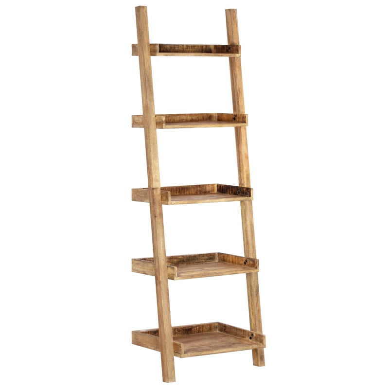 vidaXL Ladder Shelf Brown 75x37x205 cm Solid Mango Wood