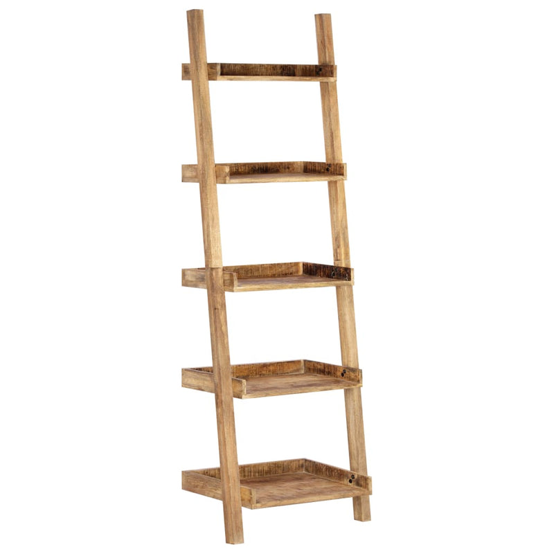 vidaXL Ladder Shelf Brown 75x37x205 cm Solid Mango Wood