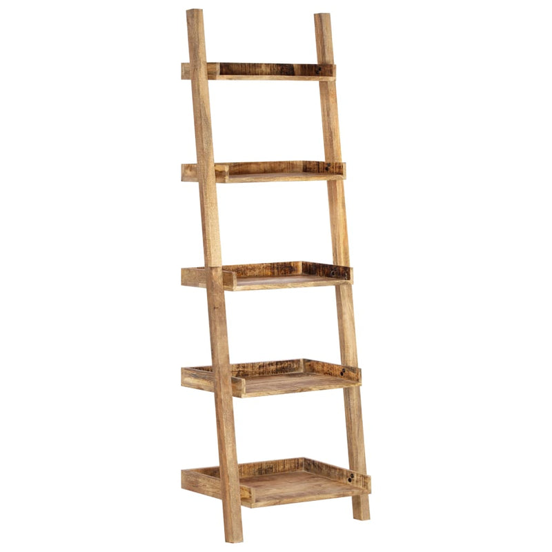vidaXL Ladder Shelf Brown 75x37x205 cm Solid Mango Wood