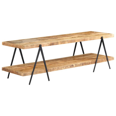 vidaXL TV Cabinet 160x40x50 cm Solid Mango Wood