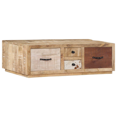 vidaXL Coffee Table 90x60x30 cm Solid Mango Wood
