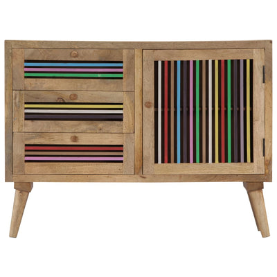 vidaXL Sideboard 100x30x75 cm Solid Mango Wood