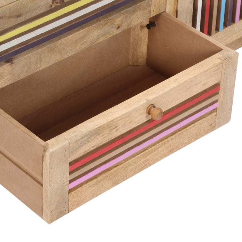 vidaXL Sideboard 100x30x75 cm Solid Mango Wood