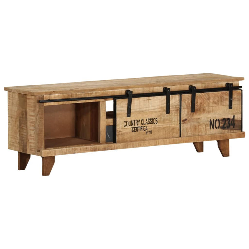 vidaXL TV Cabinet 120x30x40 cm Solid Mango Wood