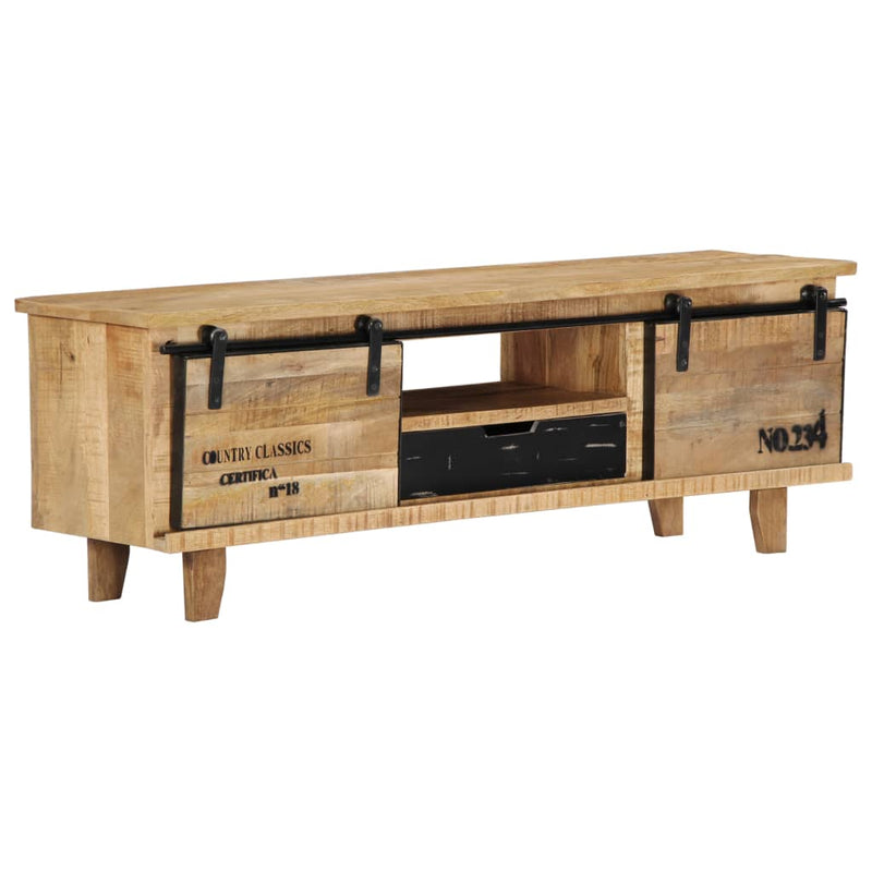 vidaXL TV Cabinet 120x30x40 cm Solid Mango Wood