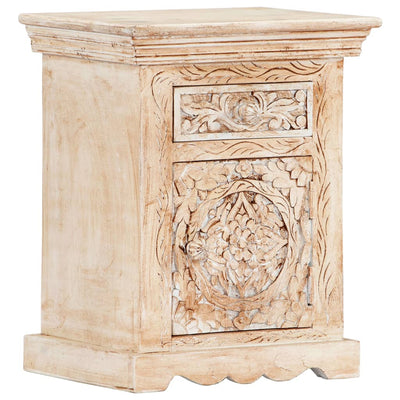 vidaXL Bedside Cabinet 40x30x50 cm Solid Mango Wood