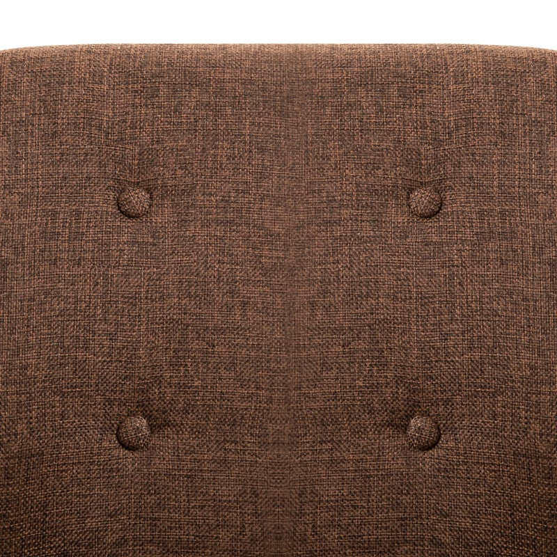 vidaXL Dining Chairs 2 pcs Wine Red Fabric and Solid Oak Wood