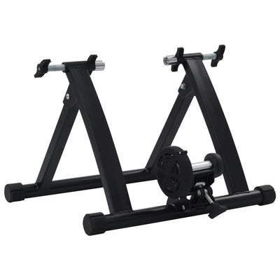 vidaXL Roller Trainer Black 26"-28" Steel Black