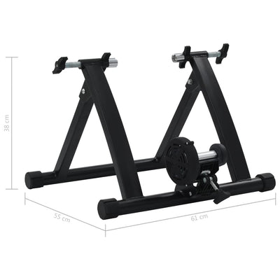 vidaXL Roller Trainer Black 26"-28" Steel Black
