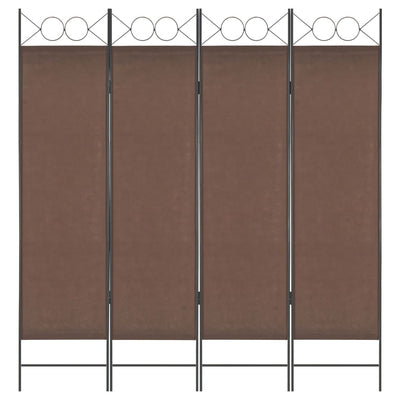 vidaXL 4-Panel Room Divider Anthracite 160x180 cm