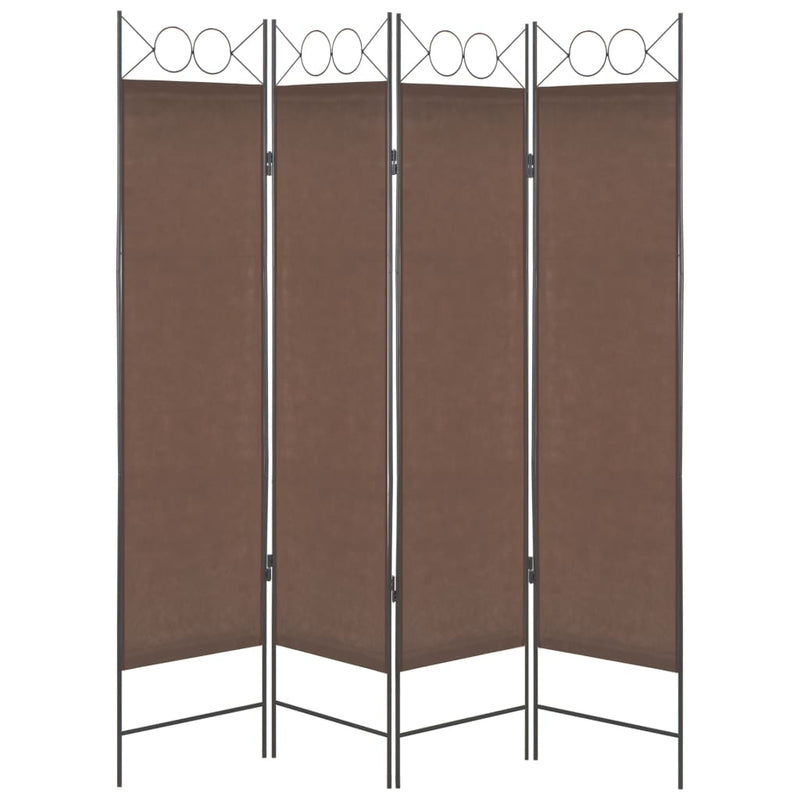 vidaXL 4-Panel Room Divider Anthracite 160x180 cm