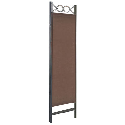 vidaXL 4-Panel Room Divider Anthracite 160x180 cm