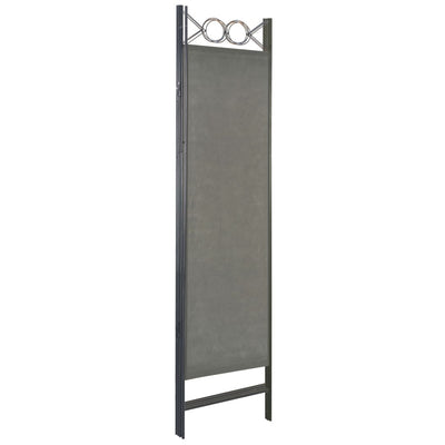 vidaXL 4-Panel Room Divider Anthracite 160x180 cm