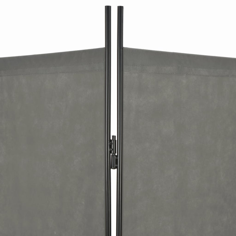 vidaXL 4-Panel Room Divider Anthracite 160x180 cm