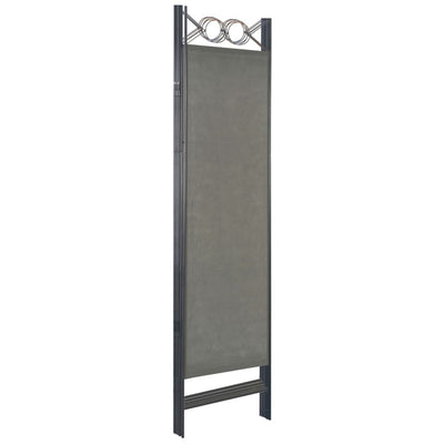 vidaXL 5-Panel Room Divider Anthracite 200x180 cm