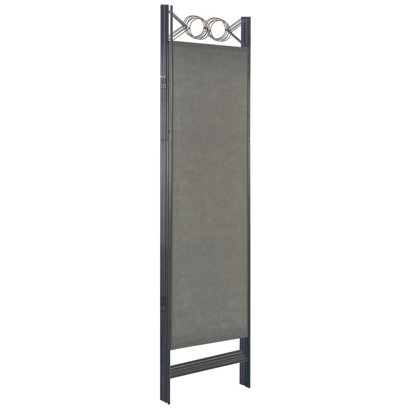vidaXL 5-Panel Room Divider Anthracite 200x180 cm