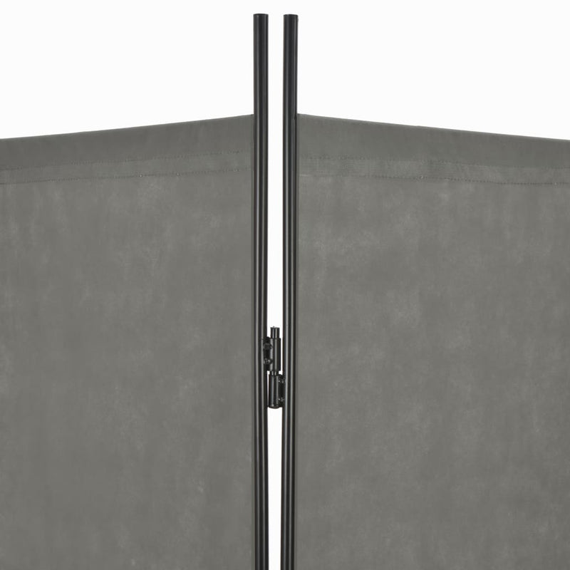 vidaXL 5-Panel Room Divider Anthracite 200x180 cm