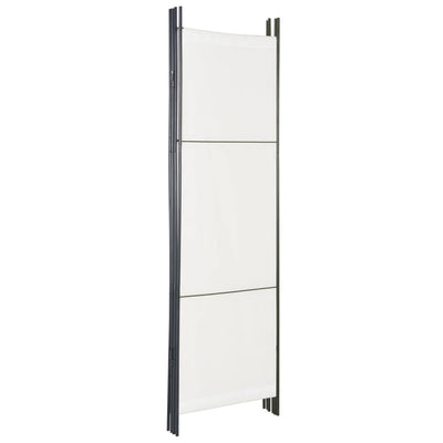 vidaXL 4-Panel Room Divider Brown 200x180 cm