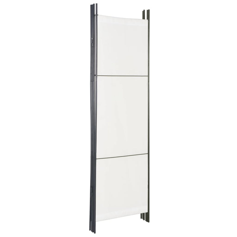 vidaXL 4-Panel Room Divider Brown 200x180 cm