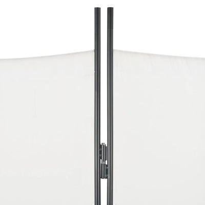 vidaXL 4-Panel Room Divider Brown 200x180 cm