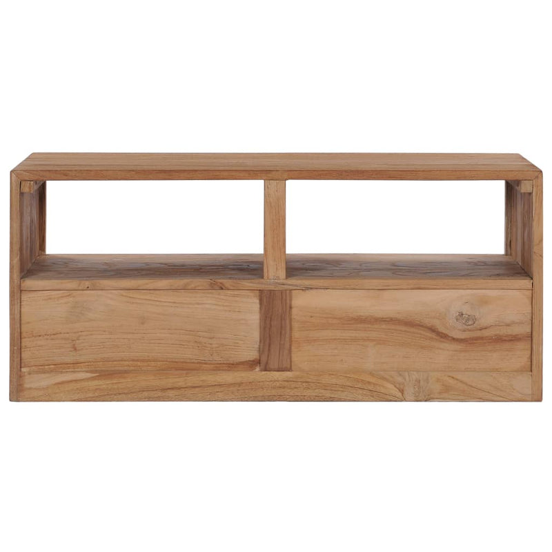 vidaXL TV Cabinet 90x30x40 cm Solid Teak Wood