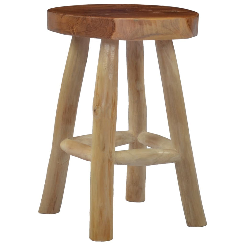 vidaXL Stool Brown Teak Wood
