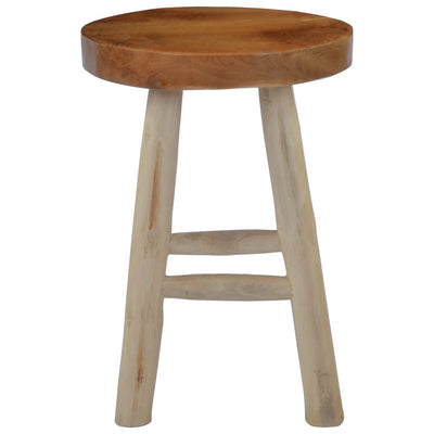 vidaXL Stool Brown Teak Wood