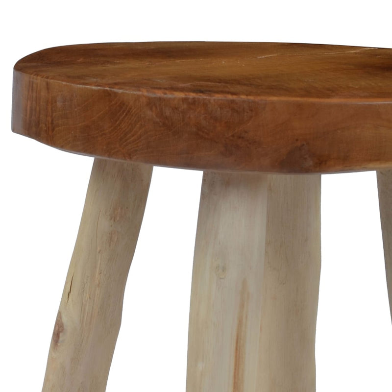 vidaXL Stool Brown Teak Wood